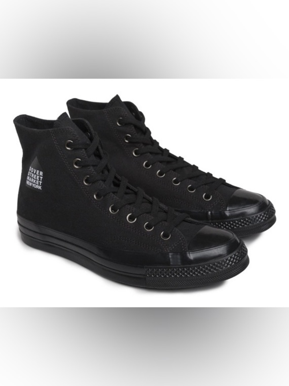 NIB Dover Street Market New York x Chuck Taylor Converse All Black High Tops